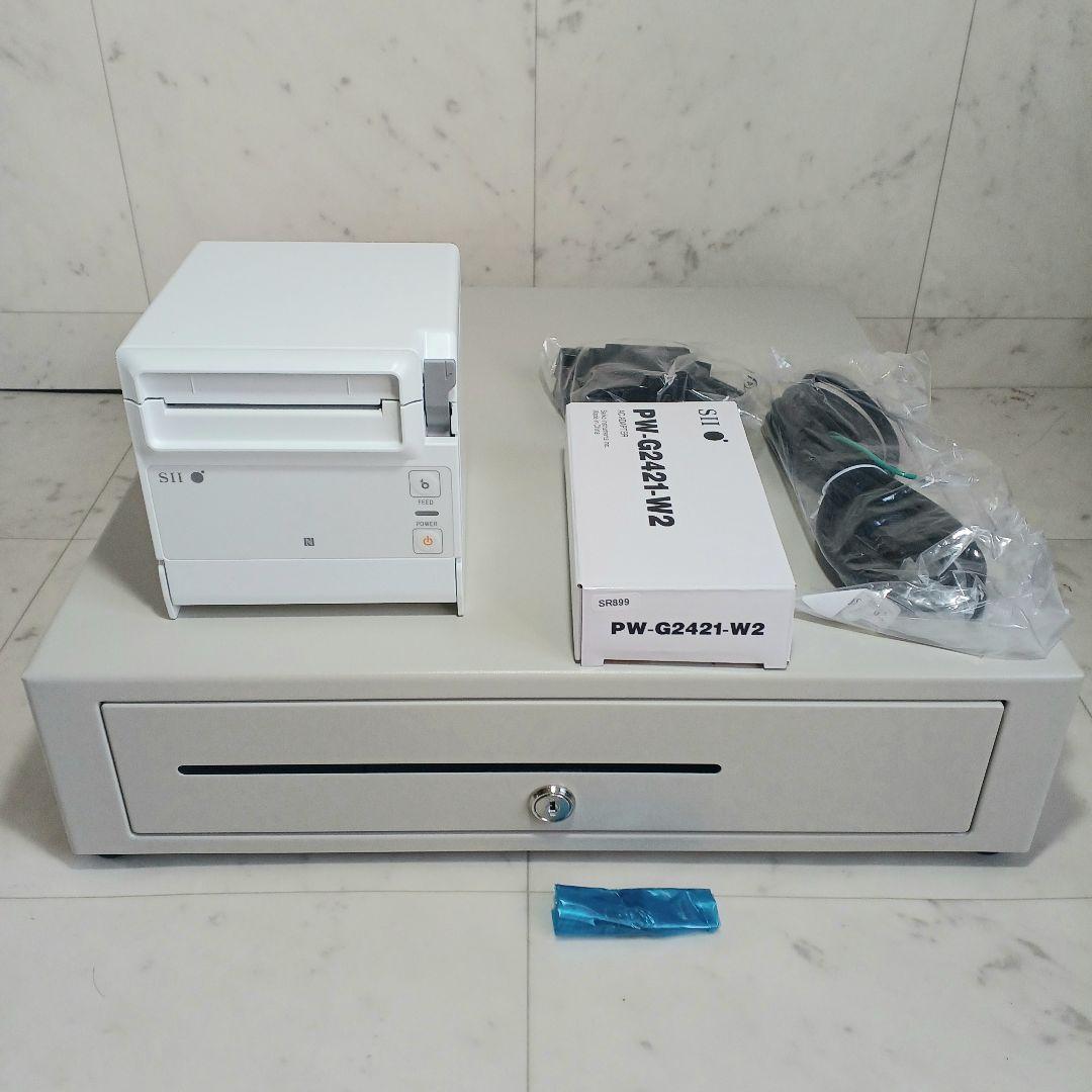 【新品】SIIセイコー　サーマルプリンター＆新品　ドロアー■RP-F10スマレジ