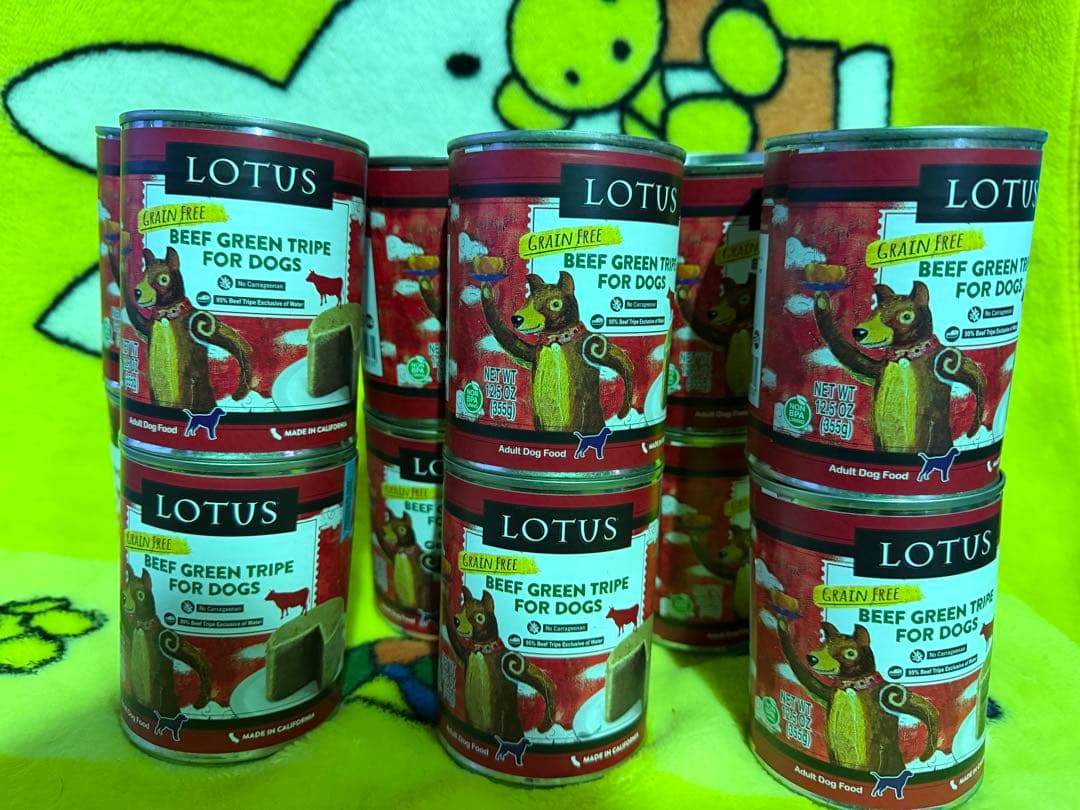 LOTUS ビーフグリーントライプローフ 355g １２缶セット