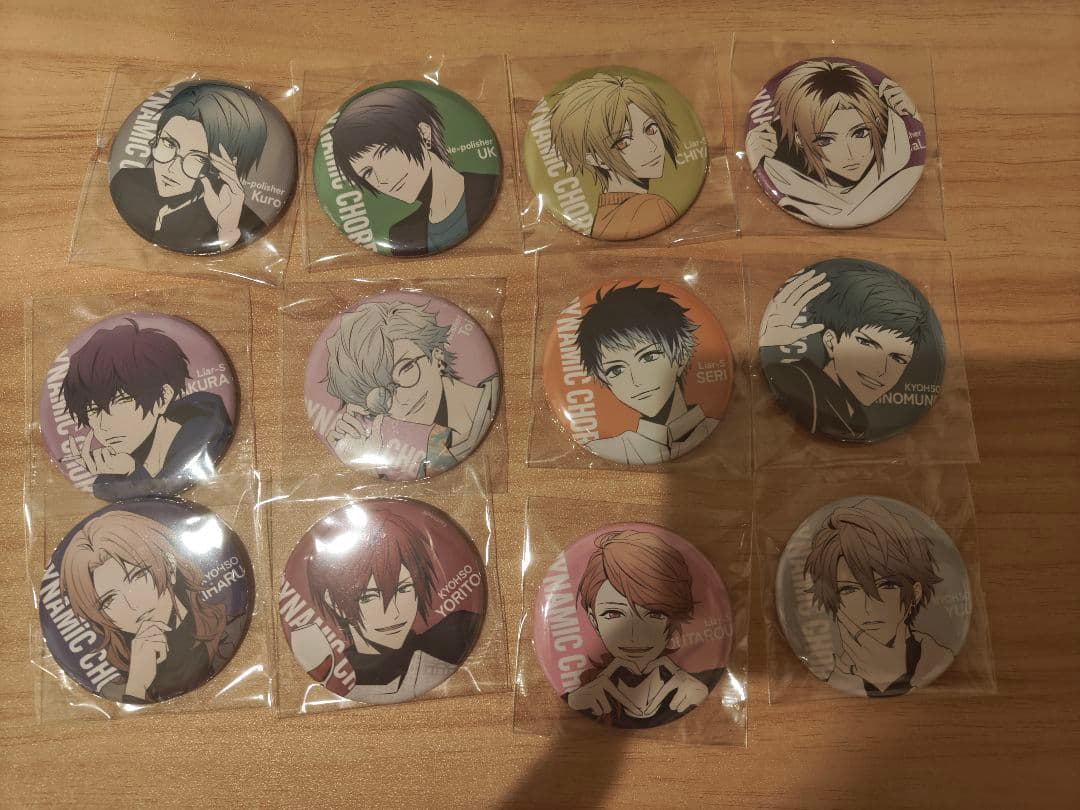 DYNAMIC CHORD agf缶バッジ 12枚セット