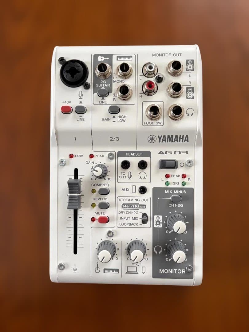 【超美品】YAMAHA AG03MK2（純正箱・ハードケース付）