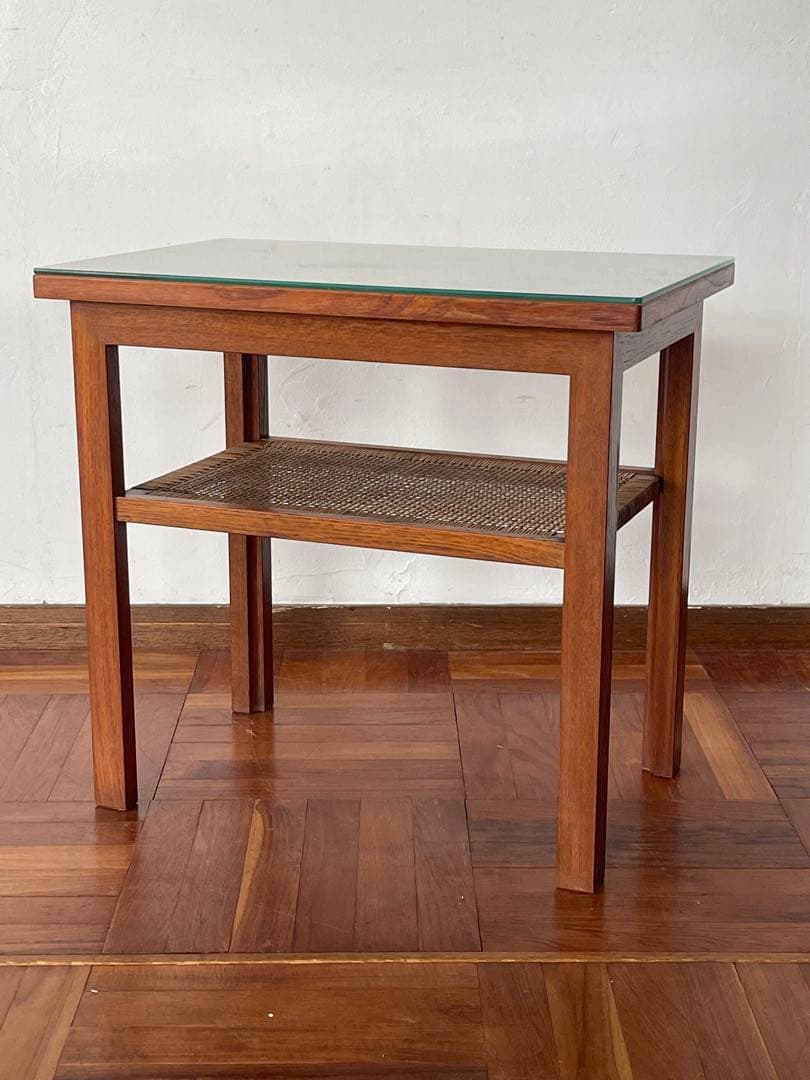 北欧 デンマーク ヴィンテージ チーク サイドテーブル