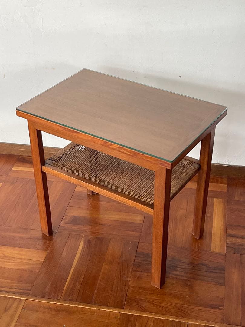 北欧 デンマーク ヴィンテージ チーク サイドテーブル