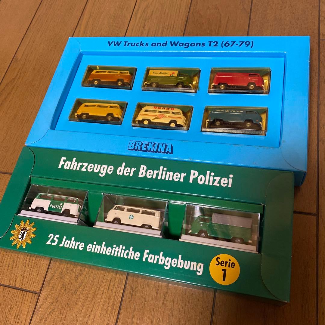 ブレキナBREKINA VW TYPE2 フォルクスワーゲン ミニカー セット
