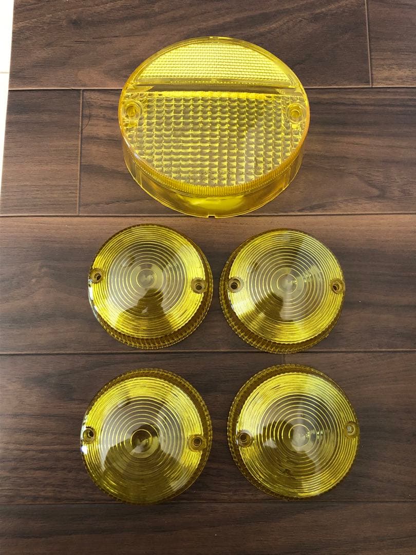 Z1 Z2 イエローテールレンズ　ウインカーレンズ　Z2仕様　ゼファー　クリア