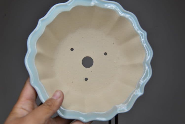 葵花口釉盆 多肉植物鉢 紫砂鉢 盆栽鉢 植木鉢 小品盆栽鉢 大品盆栽鉢