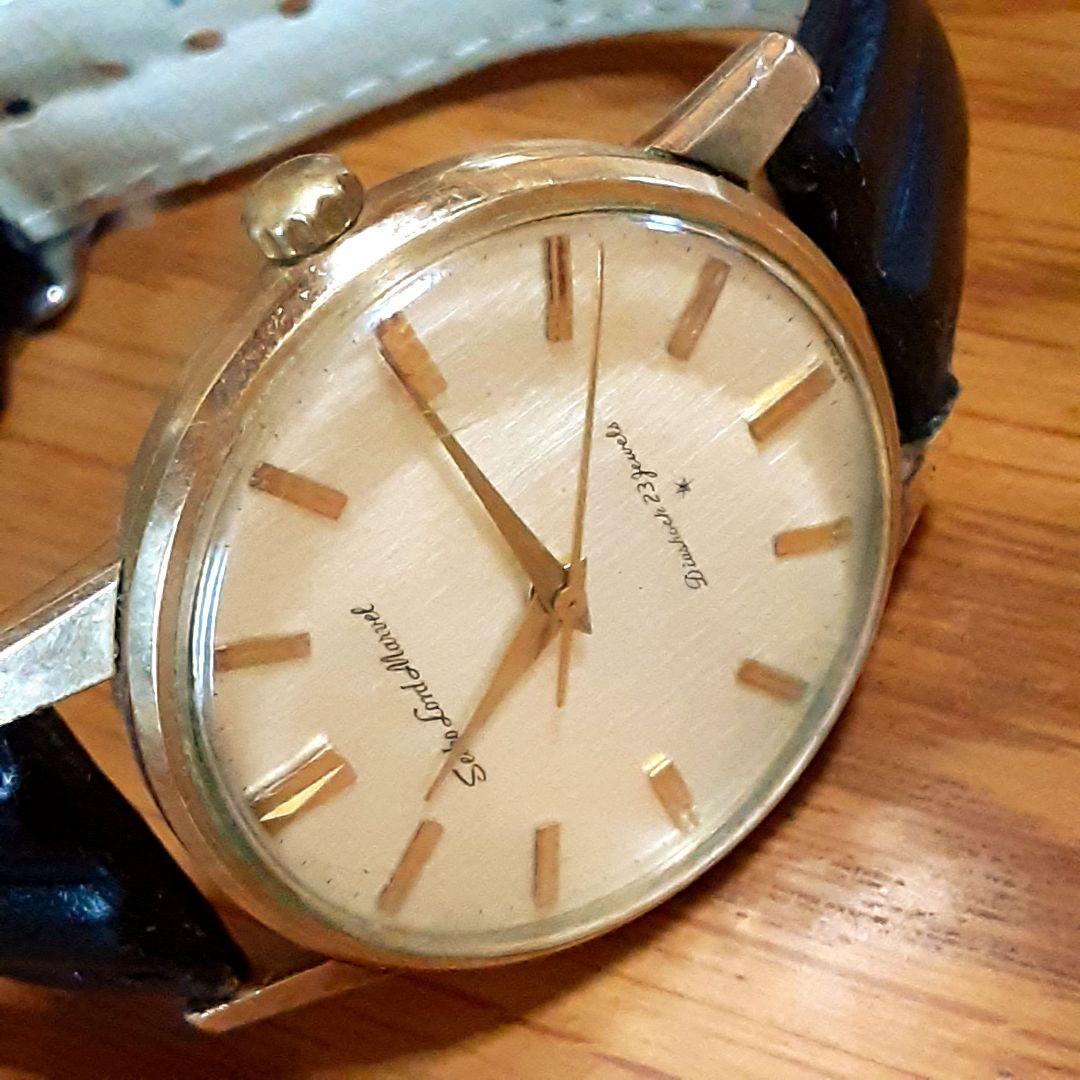 セイコー　ロードマーベル　初期 ADダイヤル　14KGF　手巻きメンズ腕時計