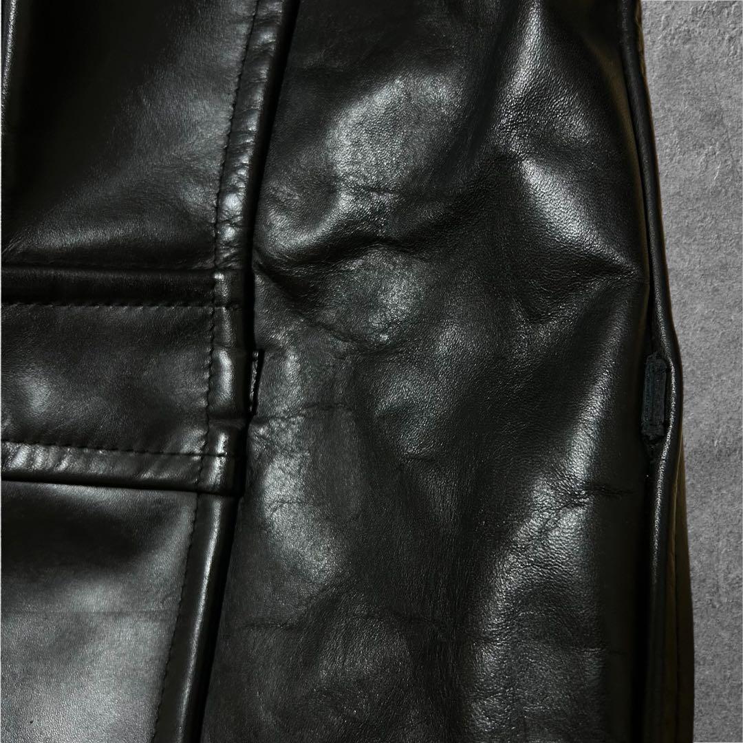 B-McCOY'S Steerhide シングルライダースジャケット 本革 牛革