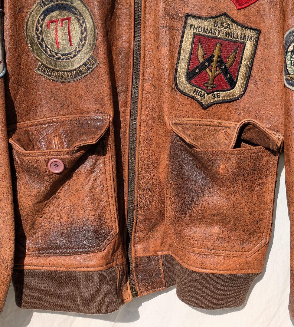 フライトジャケット　TYPE G-1 革ジャン　海軍　AVIREX