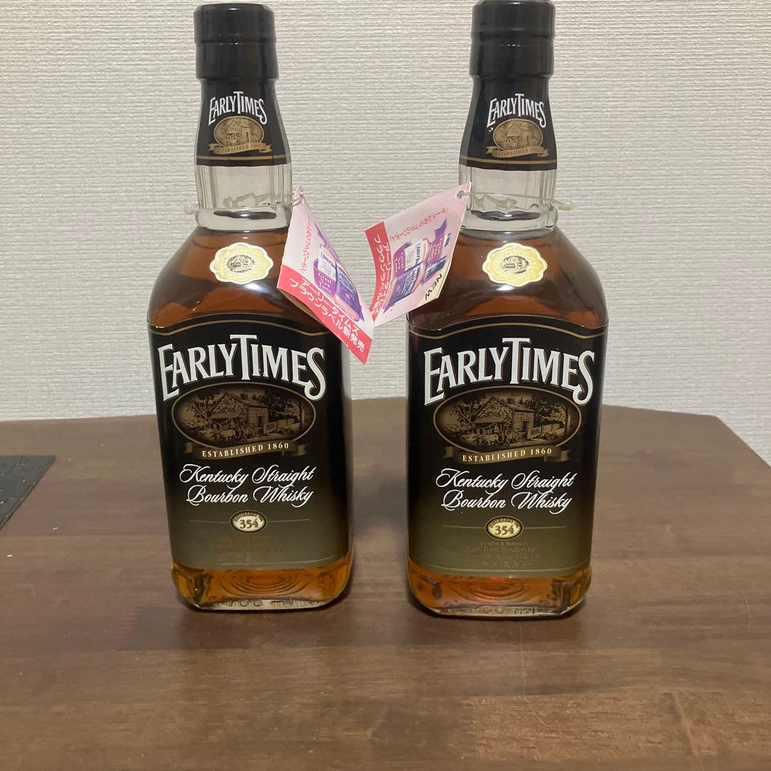 アーリータイムズ　ウイスキー　オールドボトル　2本