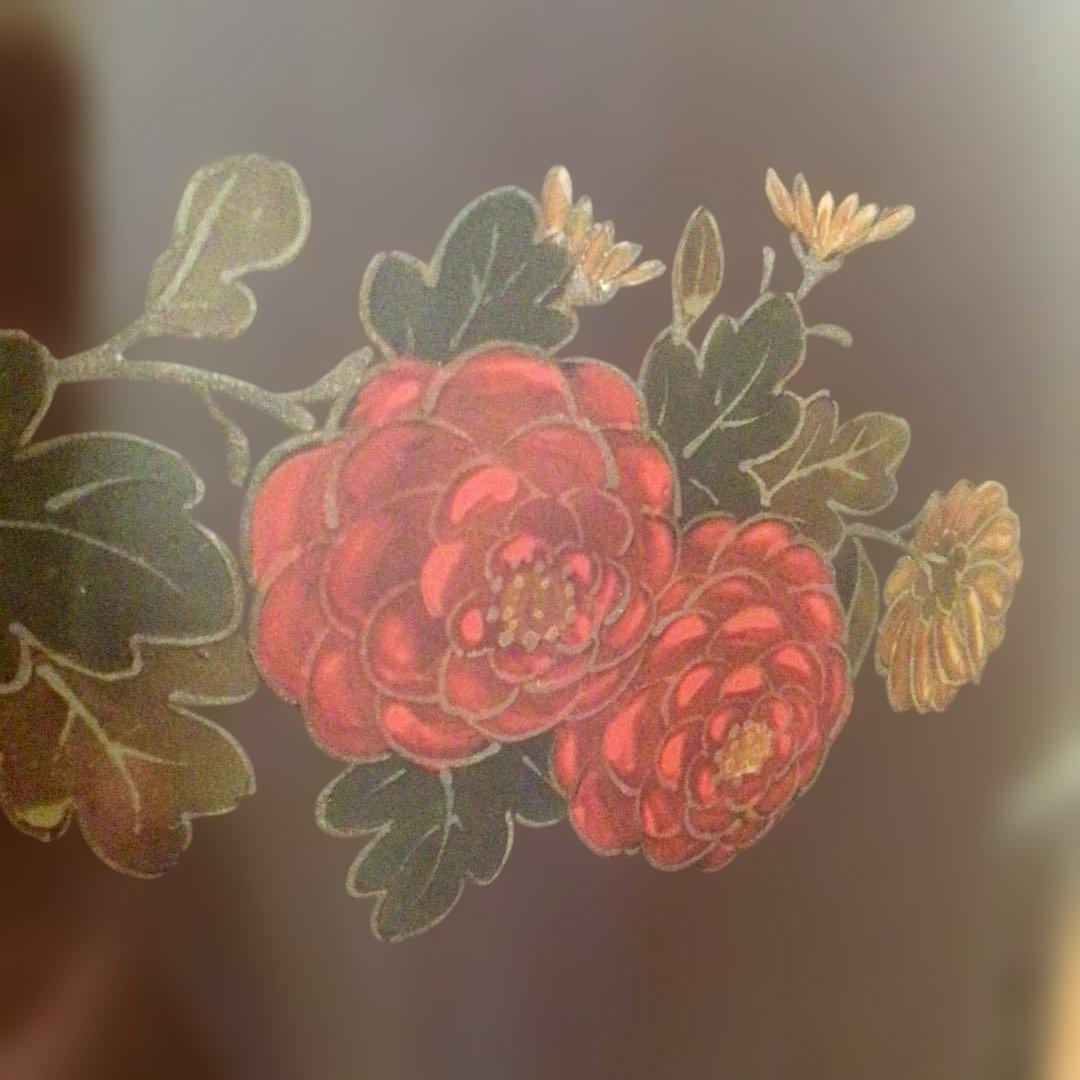 アンティーク　輪島塗り　火鉢　大型　五徳と火箸　木箱付き