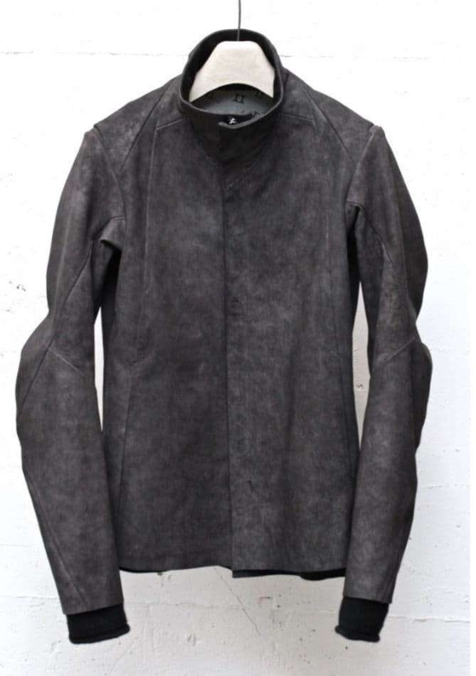 DEVOA レザージャケット ユリウス　ヴィリジアン d.hygen guidi