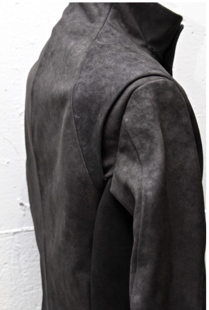 DEVOA レザージャケット ユリウス　ヴィリジアン d.hygen guidi