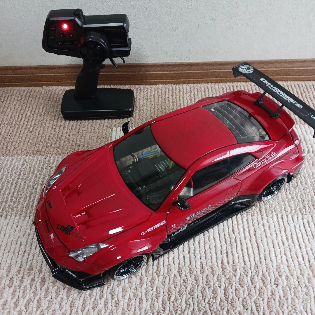 タミヤ TT02 シャーシ、GT-R R35 リバティウォークボディ