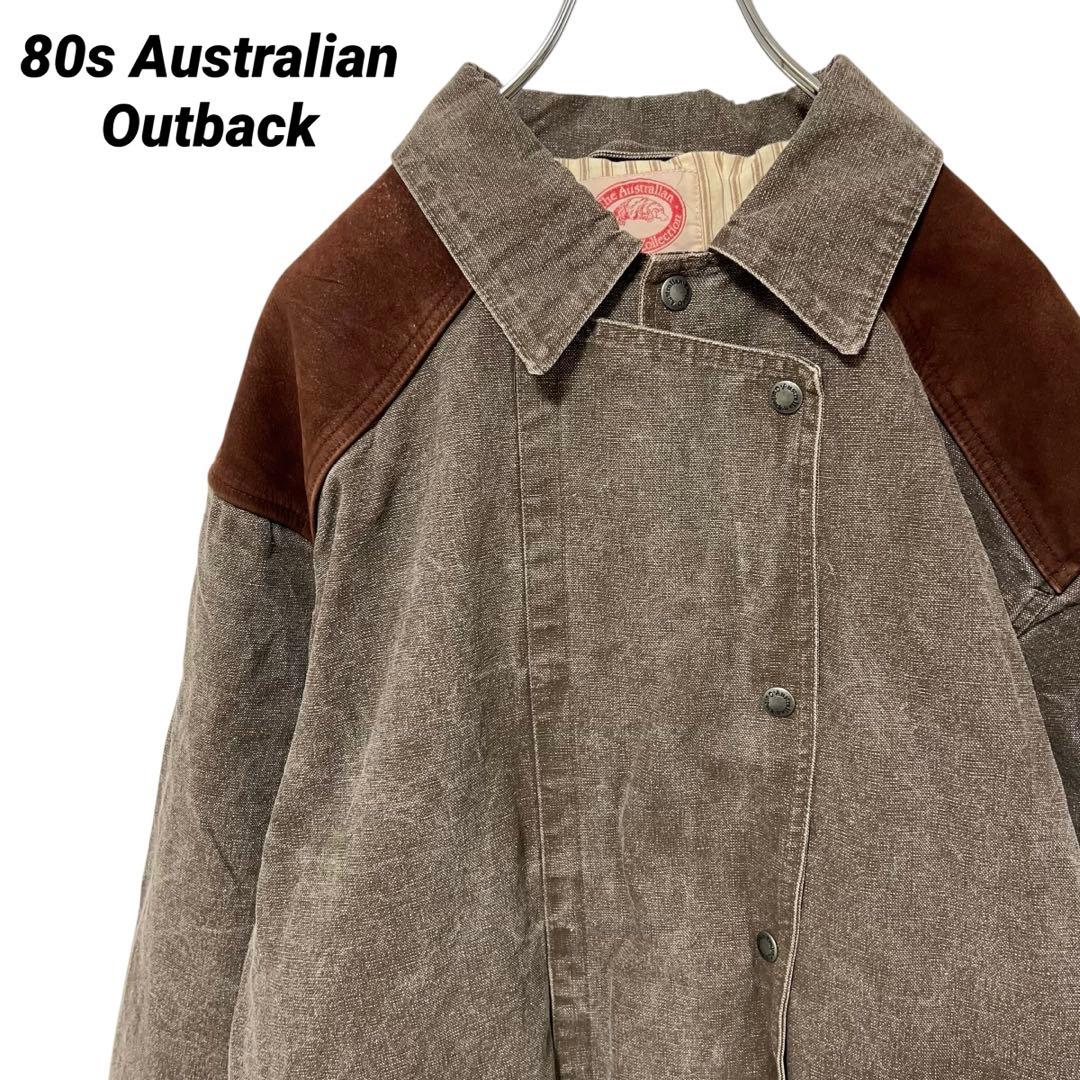N-6218 80s Australian Outback ダックダスターコート
