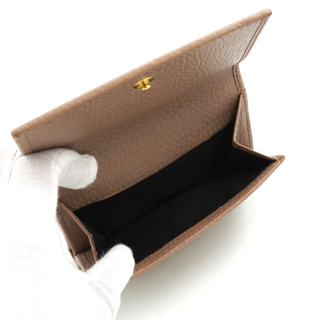 ✨未使用展示品・箱付き✨　GUCCI ミニ財布　マーモント　三つ折り　GG
