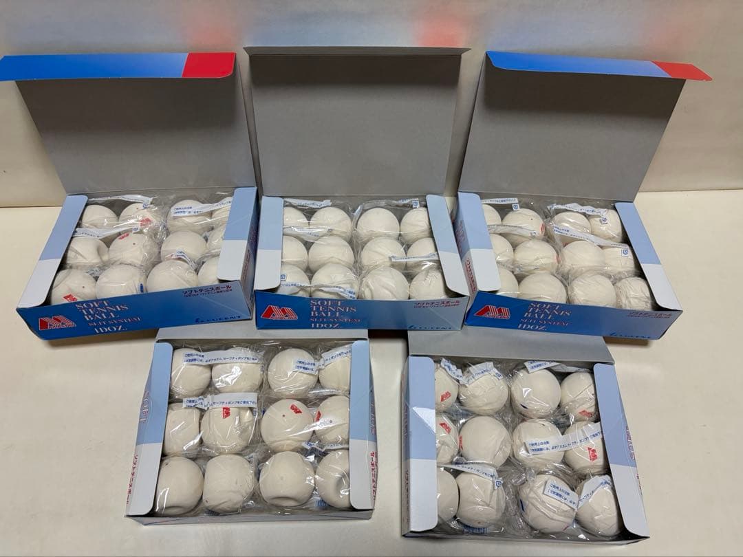 新品　アカエム　ソフトテニス　公認球　ボール　5ダース　60球　管理番号２