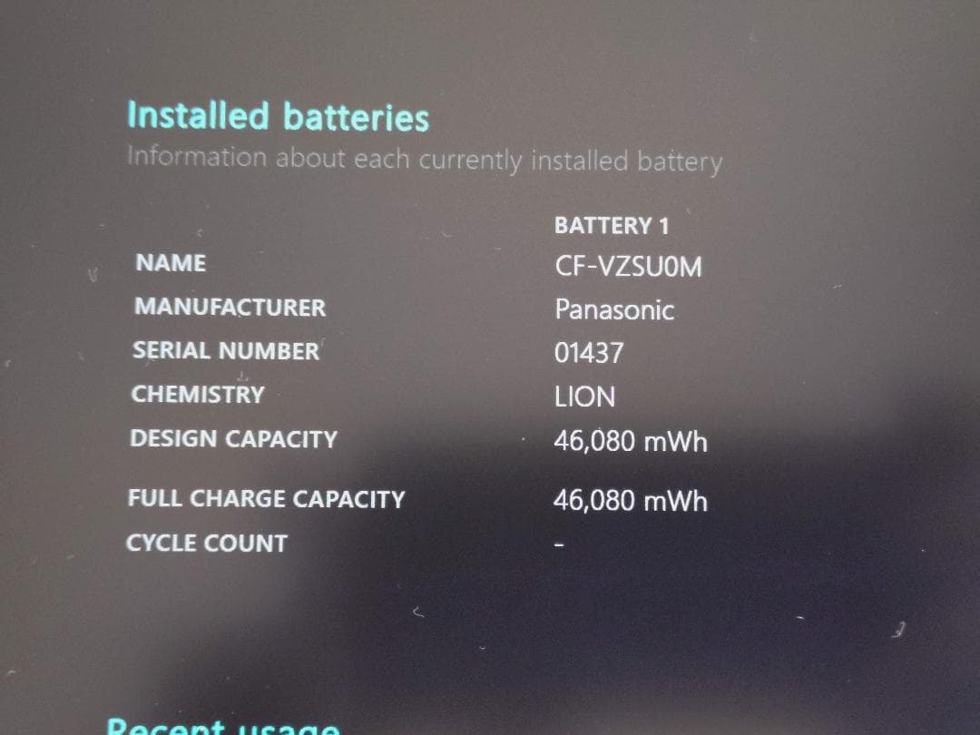 Windowsノート本体 Panasonic Let's note CF-SZ6 i5/8GB/512GB