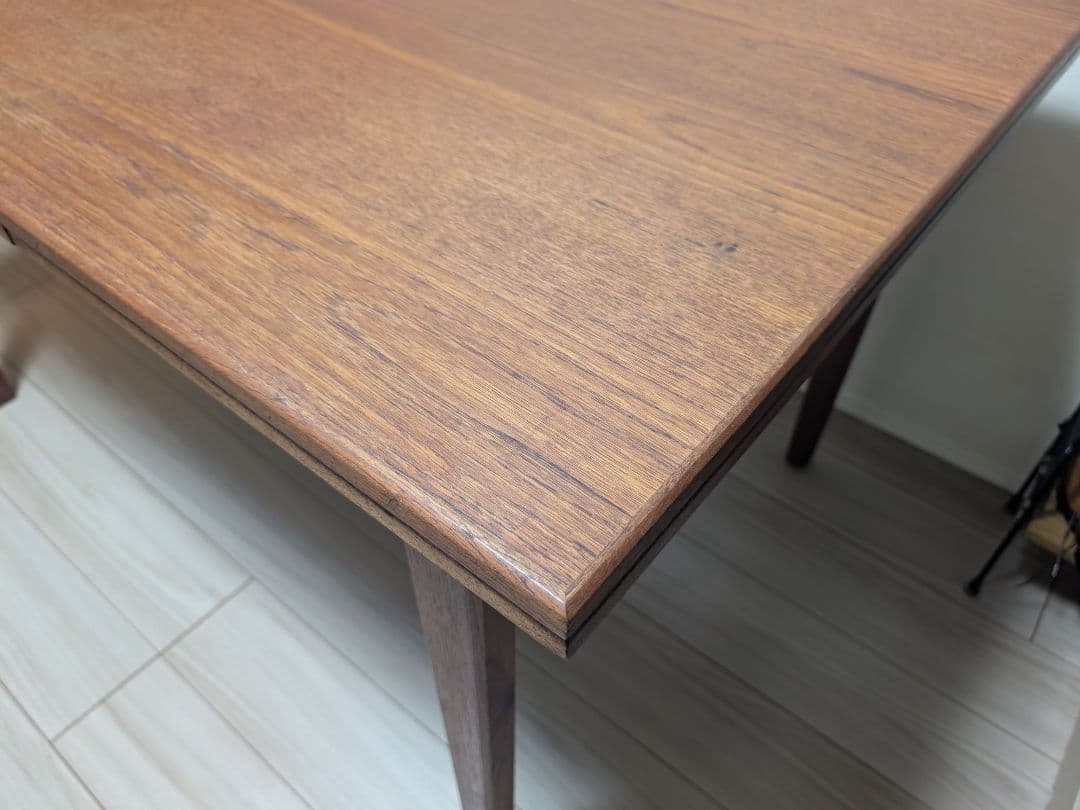 エクステンションダイニングテーブル チーク デンマーク 北欧