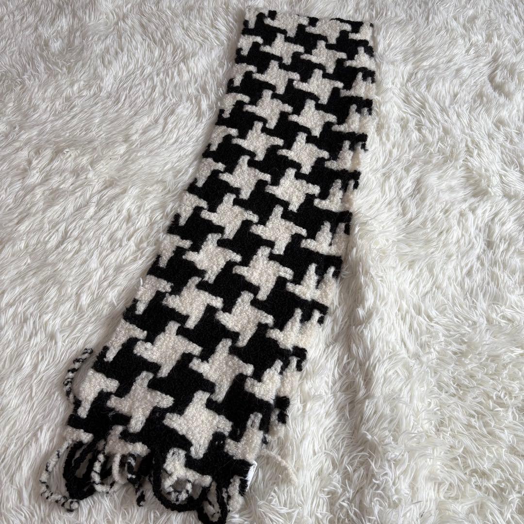Acne studios アクネストゥディオス マフラー　千鳥格子　アルパカ