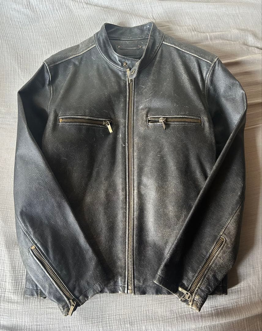 Wilsons leather 本革　シングルライダース　革ジャン