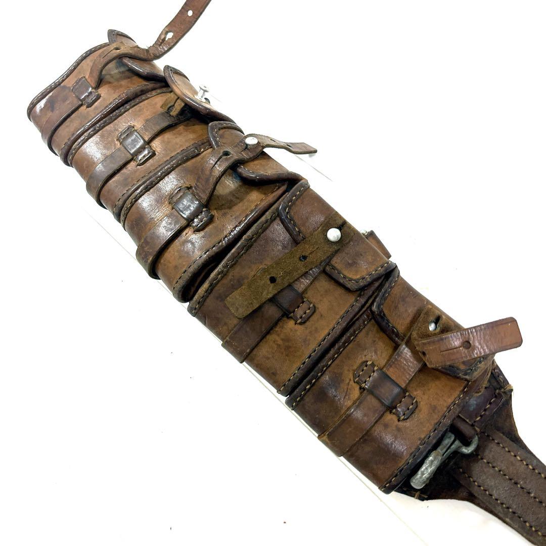20s 30s ミリタリー　ヴィンテージ　スウェーデン軍　　マシンガンベルト