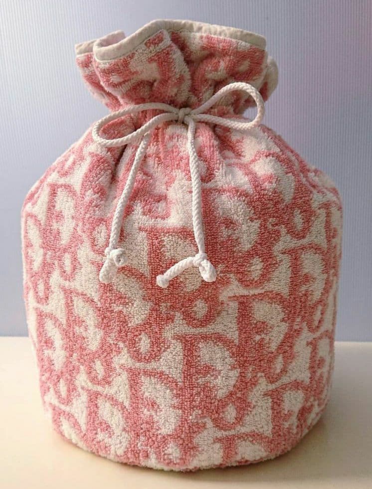 Christian Dior トロッター パイル生地 巾着