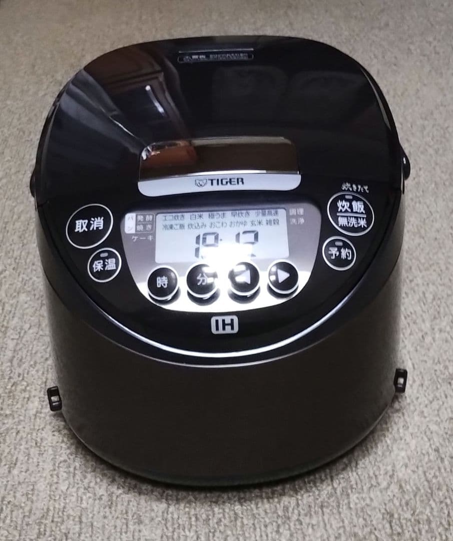 タイガー 炊飯器 IH 5.5合 JPW-D100T ブラウン