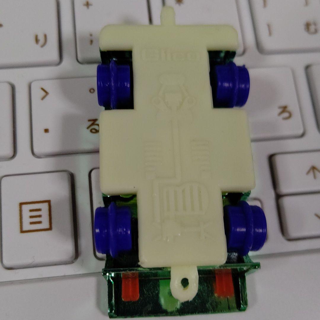 グリコ おまけ　Glico ミニカー メタリックグリーン