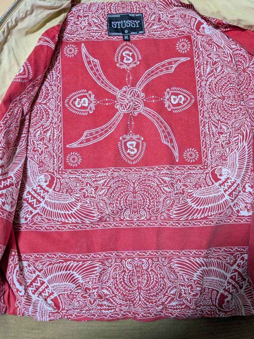 OLD STUSSY アクティブジャケット フェード ダメージ 古着