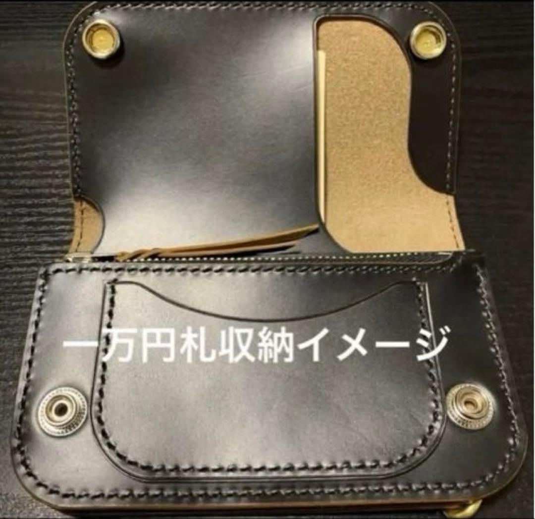 トラッカーウォレット　コードバン×栃木サドル　⭐︎CA008