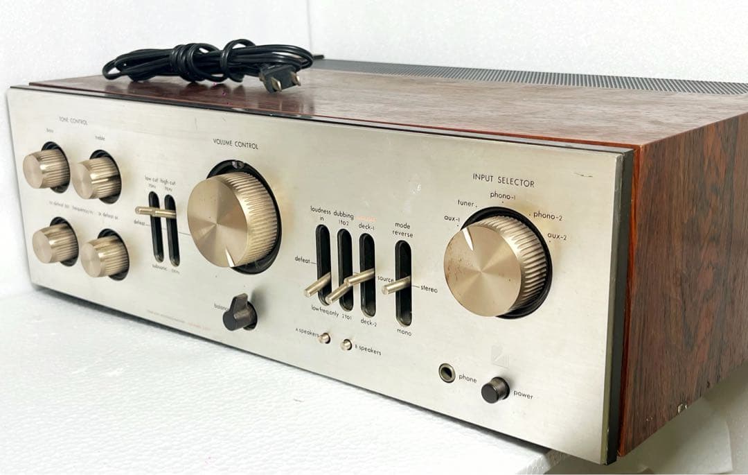 LUXMAN L-80V プリメインアンプ　レトロ　ビンテージ　オーディオ