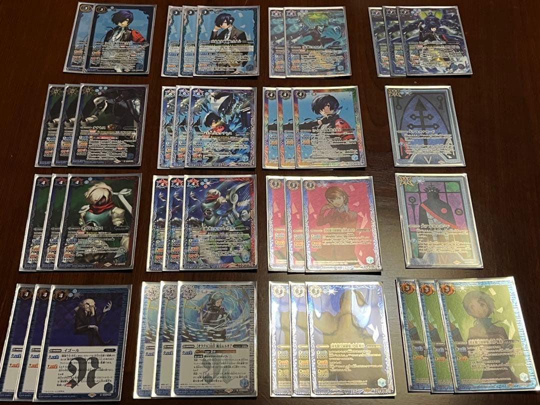 ペルソナ　主人公　タナトス　デッキ　青コア50個とソウルコア1個