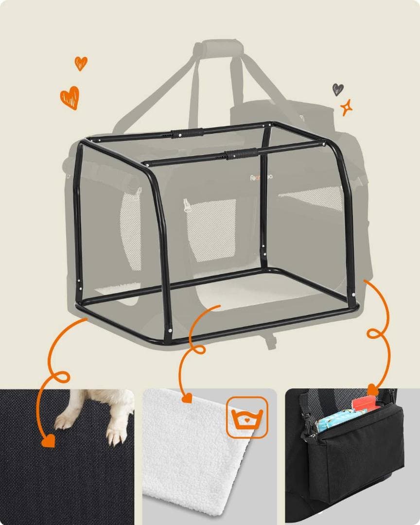 軽量 通気性 抜群 ペットキャリー