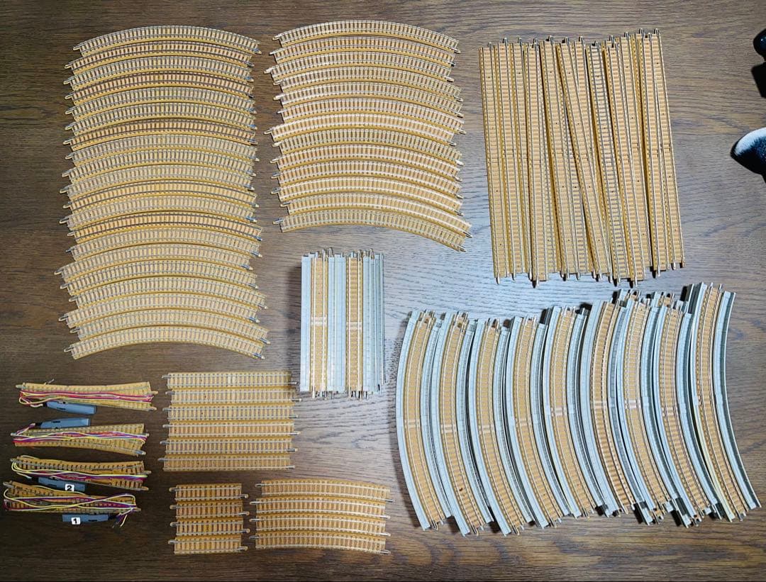 Nゲージレールセット約100本