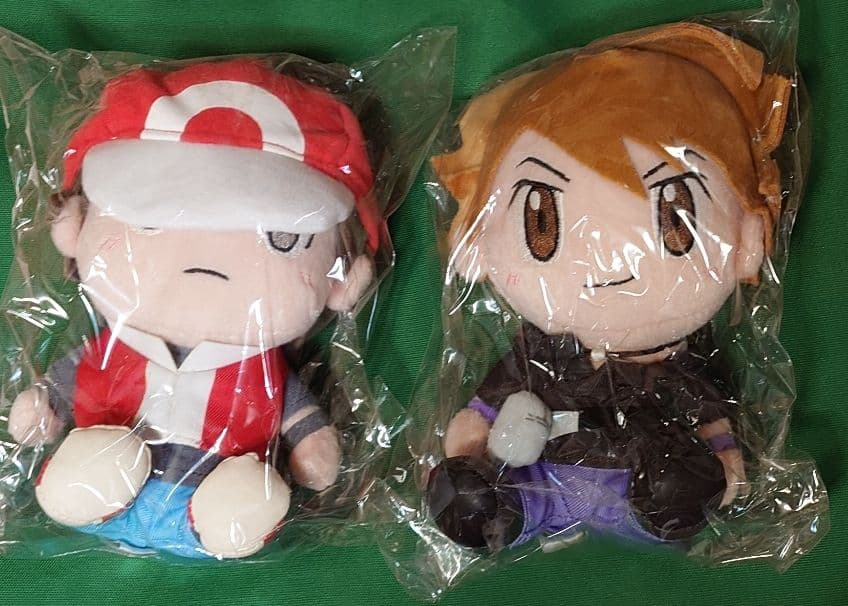 ポケモントレーナーズ　レッド　グリーン ぬいぐるみ