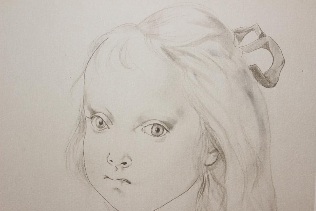 藤田嗣治 エスタンプリトグラフ「少女」 100部限定19/100