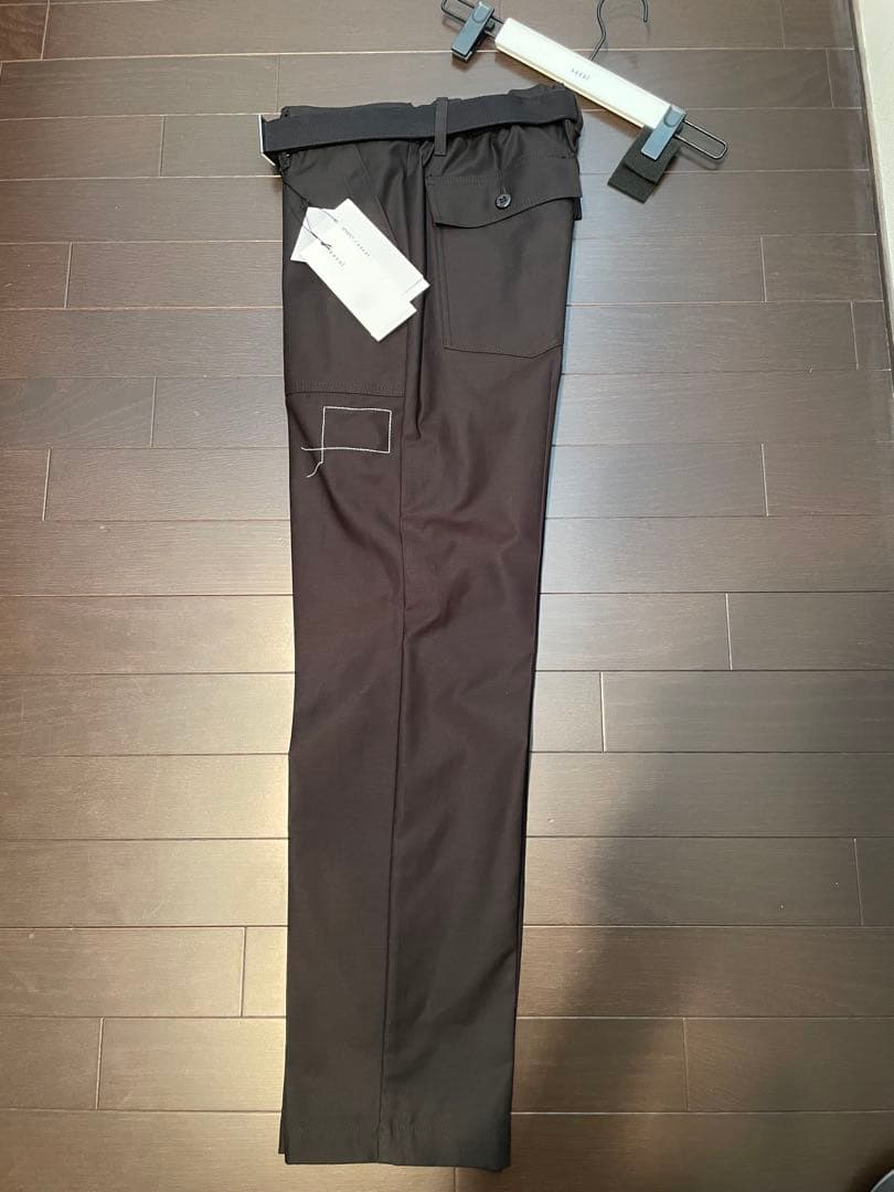 sacai×wtaps Cotton Back Satin Pants 1 新品