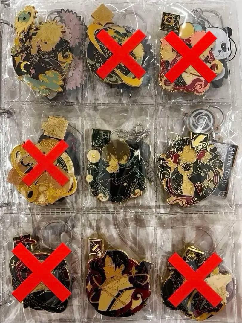 呪術廻戦 ピンバッジ8点まとめ売り（アルバム付き）