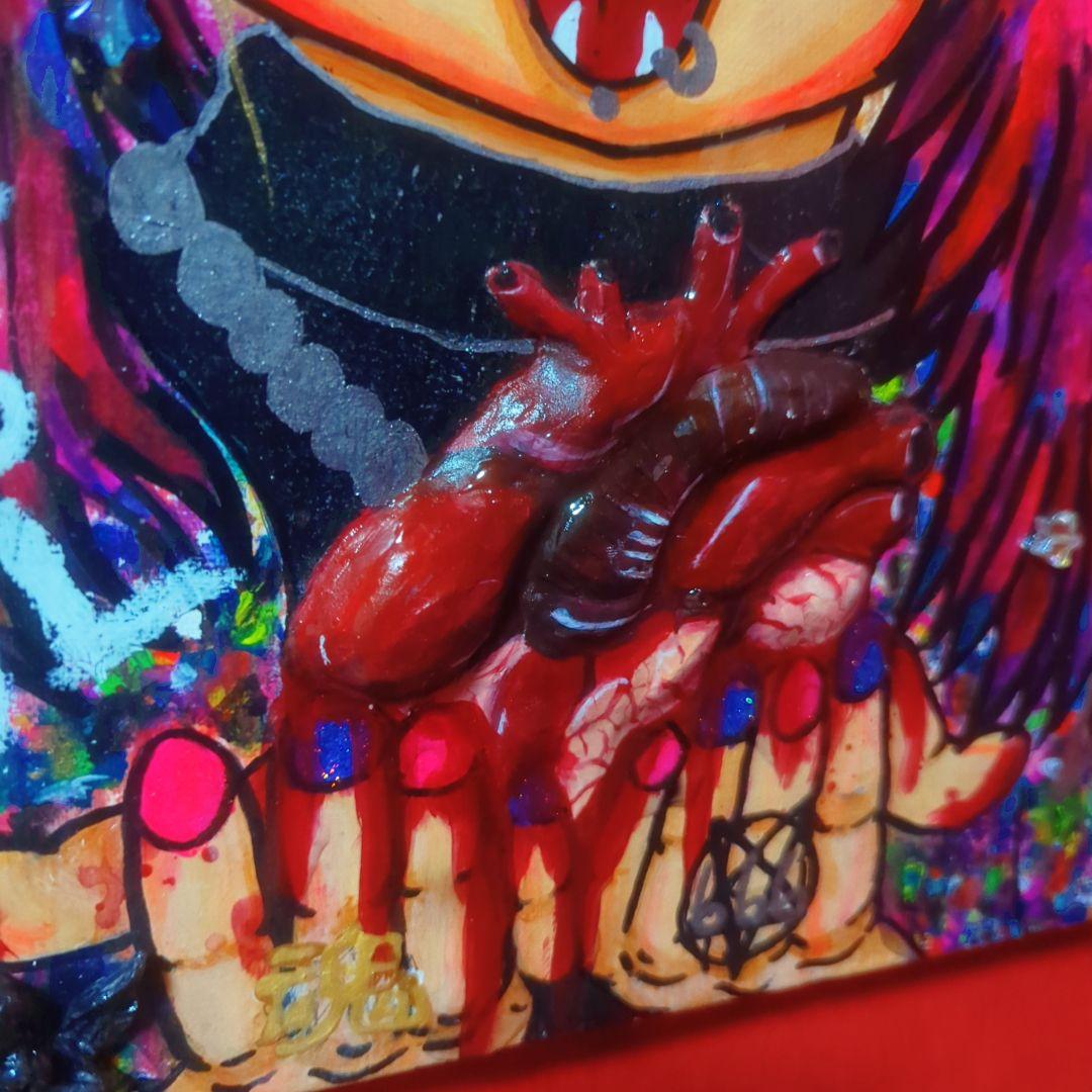 【一点物アート】✡Sell one's soul✡【現代アート/イラストアート】