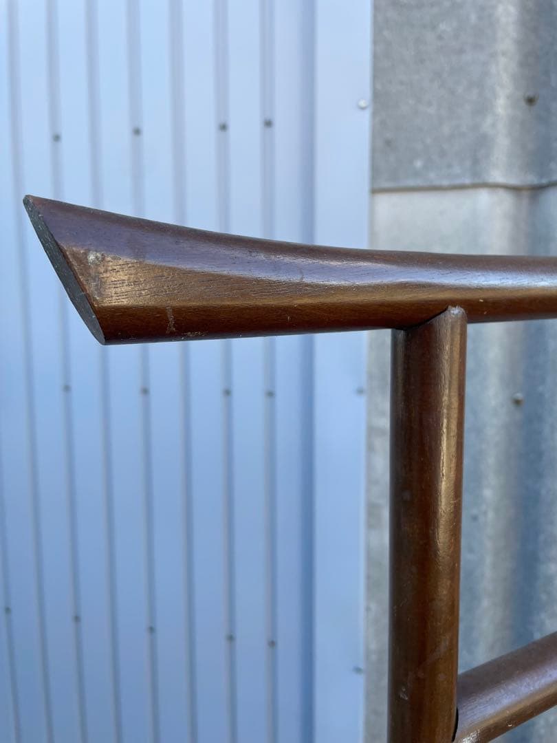 稀少/古道具/当時物/無垢材/木製/衣紋掛け/衣桁/着物掛け/30