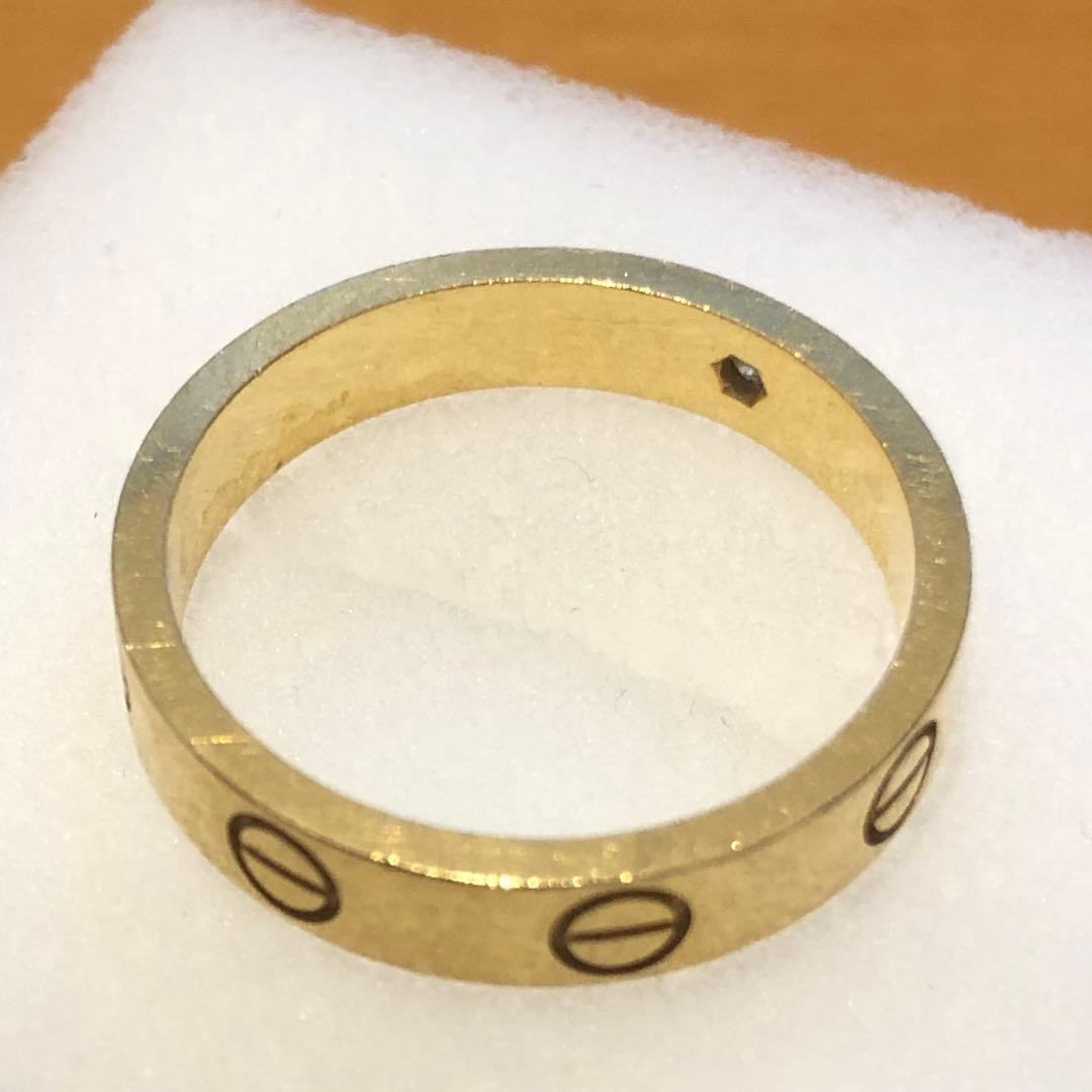 750カルティエ1Pダイヤラブリング　#55 32H2601