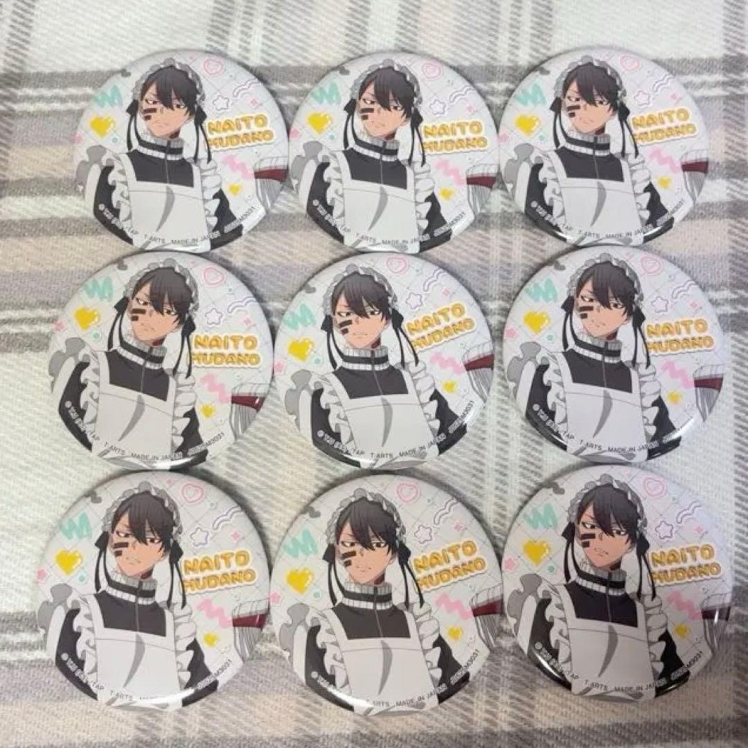 桃源暗鬼 ジャージメイド トレーディング缶バッジ 無陀野無人 9点セッ