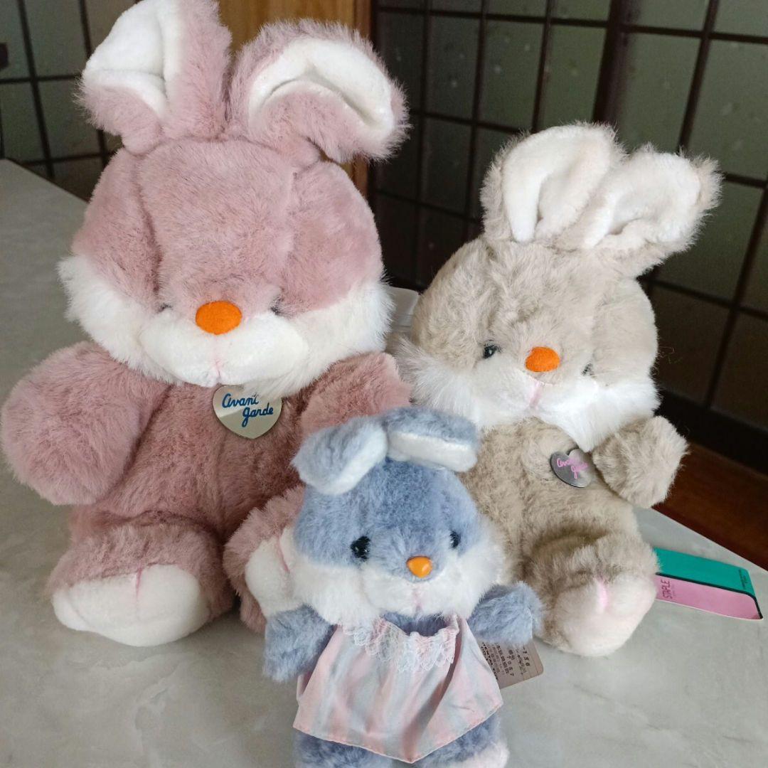 オリエンタルトーイ　昭和レトロ　アヴァンギャルド　ぬいぐるみ　うさぎ　当時物