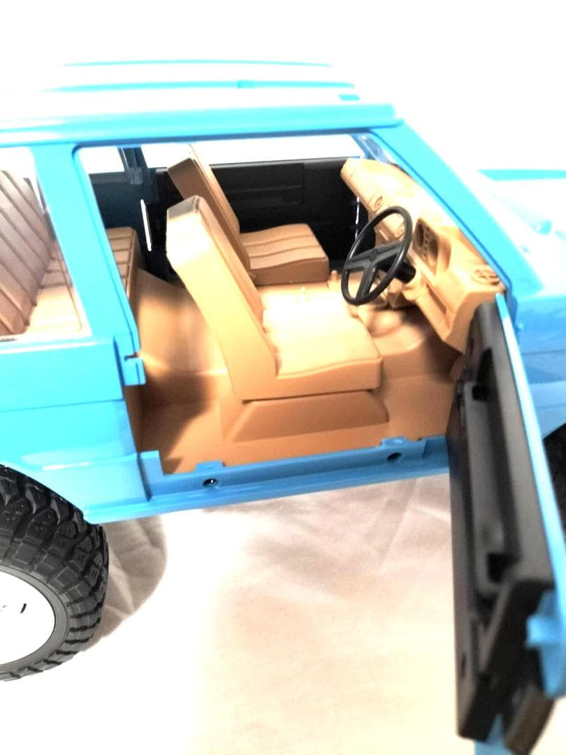 MN 168 1/12 初代レンジローバー SUVラジコンクローラー BLUE