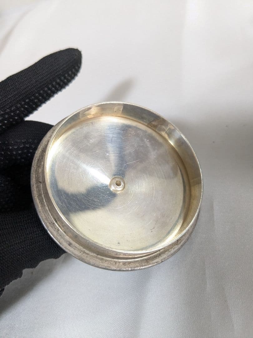 銀製 銀瓶 約220g 宝珠形湯便 茶瓶