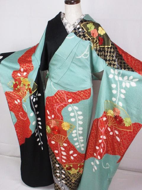 豪華！絞り＊刺繡＊金彩＊ラグジュアリー＊振袖＊トールサイズ＊１７０ｃｍ＊裄７０