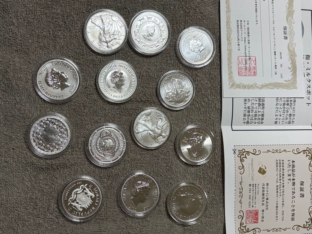 1オンス銀貨 13枚セット