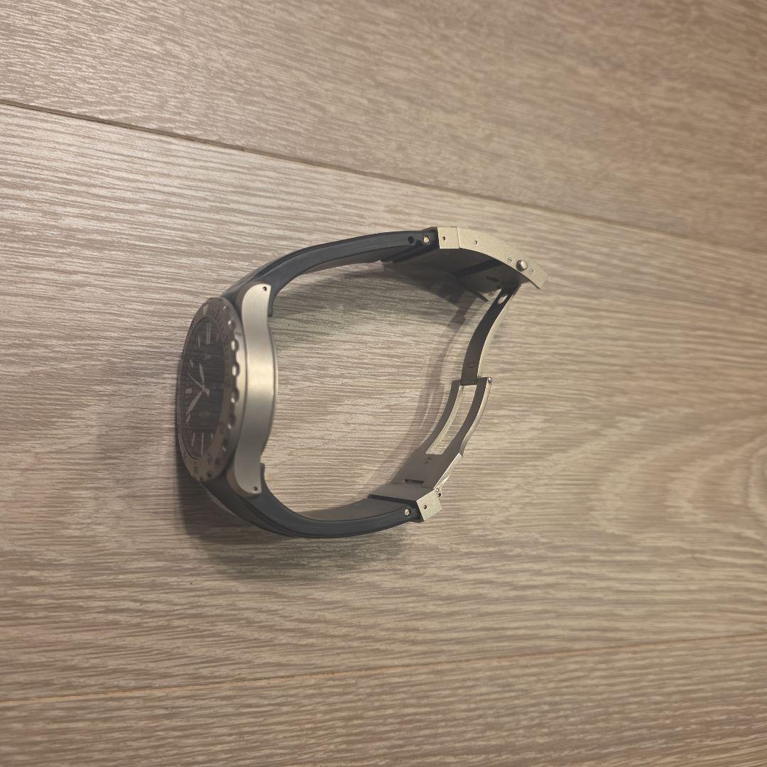 SINNドイツ自動巻き 腕時計 黒 シリコンバンド