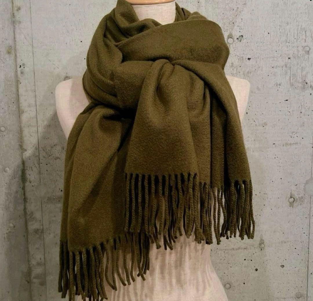 ジョンストンズ　マフラー カシミヤ 大判 ストール