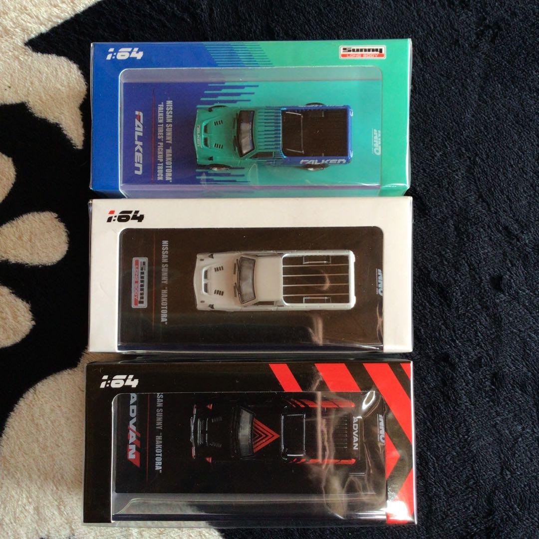 1/64 イノモデル　SUNNY HAKOTORA 3台セット